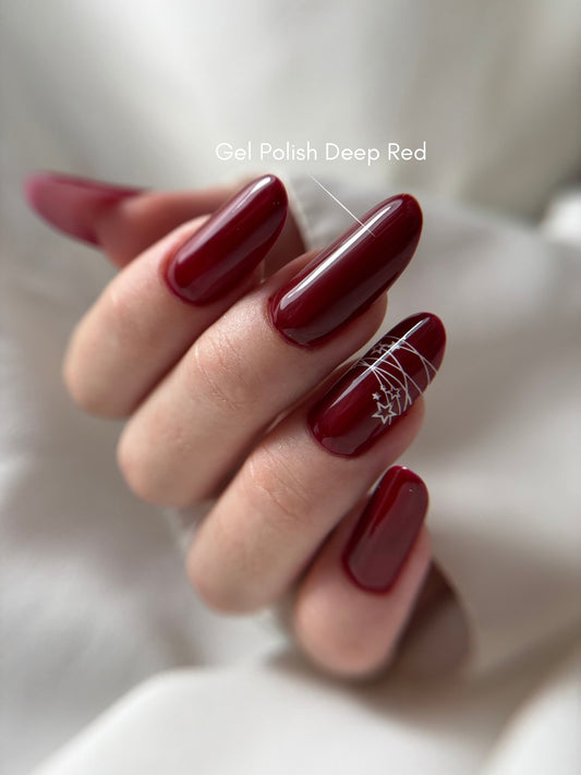 Oja Semipermanenta Unghii, HEMA&TPO FREE, Nuanta Deep Red, 10 ml