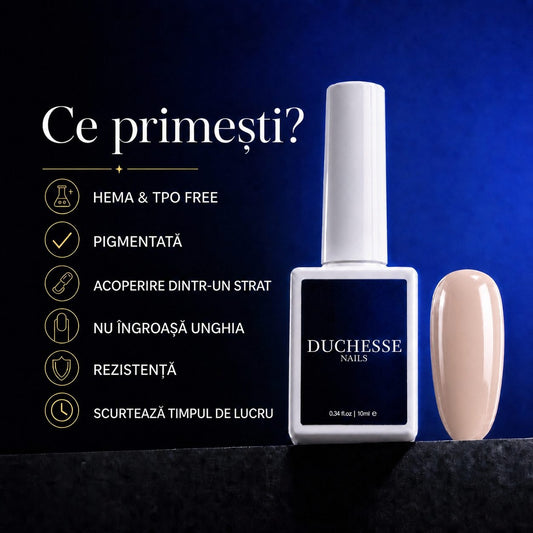 Oja Semipermanenta Unghii, HEMA & TPO FREE, Nuanta No.1, 10 ml