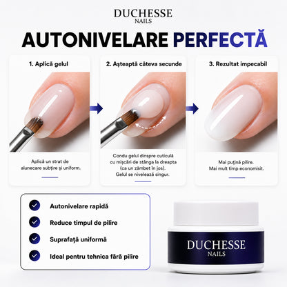 Gel UV/LED Constructie Unghii, Autonivelant, HEMA&TPO FREE, Nuanta Clear, 30g