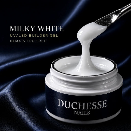 Gel UV/LED Constructie Unghii, Autonivelant, HEMA & TPO FREE, Milky White, 30g