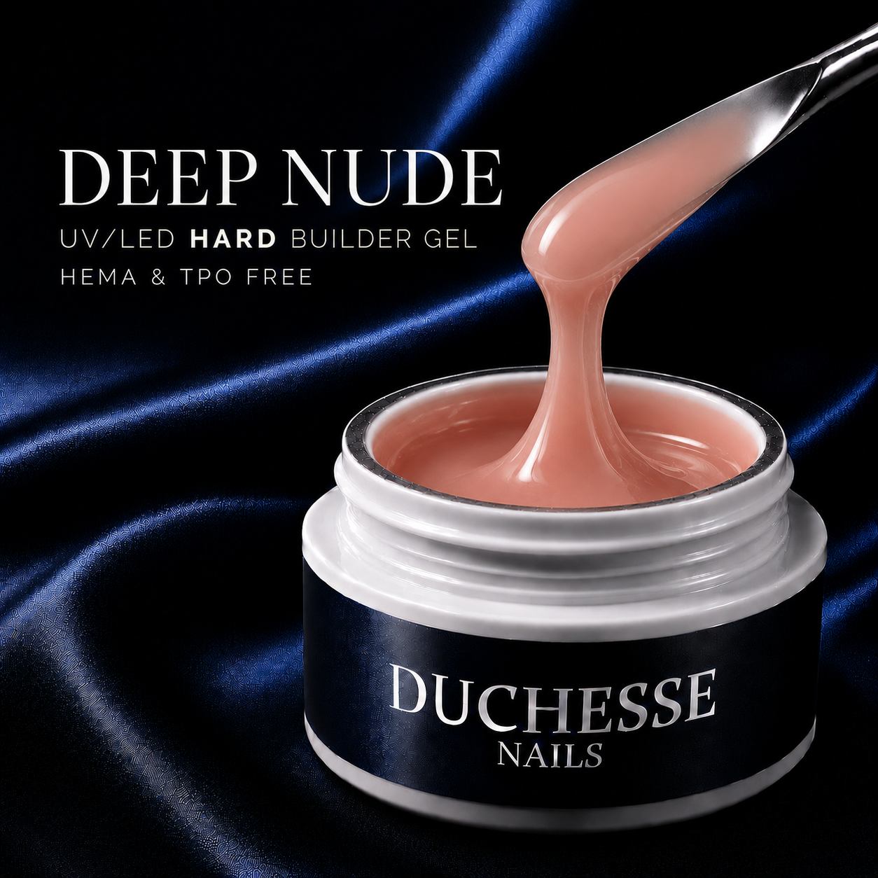 Hard Gel UV/LED Constructie Unghii, Autonivelant, HEMA&TPO FREE, Nuanta Deep Nude, 30g