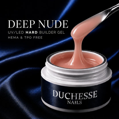 Hard Gel UV/LED Constructie Unghii, Autonivelant, HEMA&TPO FREE, Nuanta Deep Nude, 30g