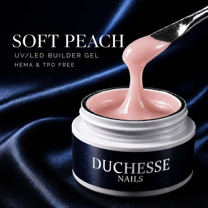 Gel UV/LED Constructie Unghii, Autonivelant, HEMA&TPO FREE, Nuanta Soft Peach, 30g
