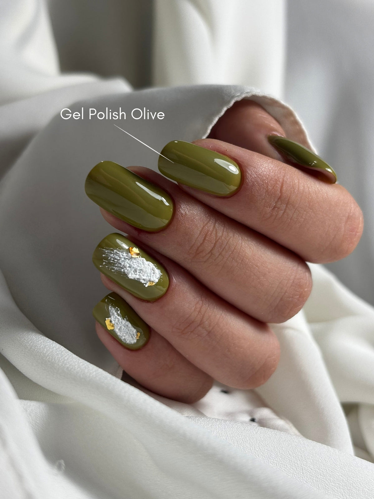 Oja Semipermanenta Unghii, HEMA&TPO FREE, Nuanta Olive, 10 ml