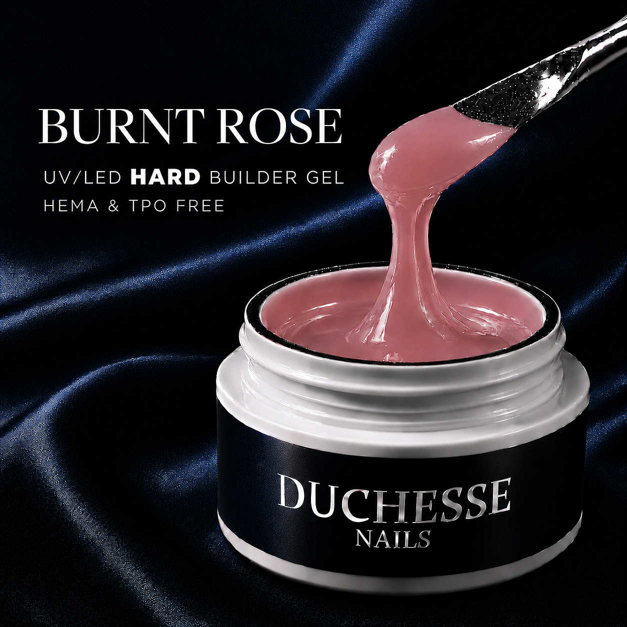 Hard Gel UV/LED Constructie Unghii, Autonivelant, HEMA&TPO FREE, Nuanta Burnt Rose, 30g