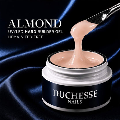 Hard Gel UV/LED Constructie Unghii, Autonivelant, HEMA&TPO FREE, Nuanta Almond, 30g