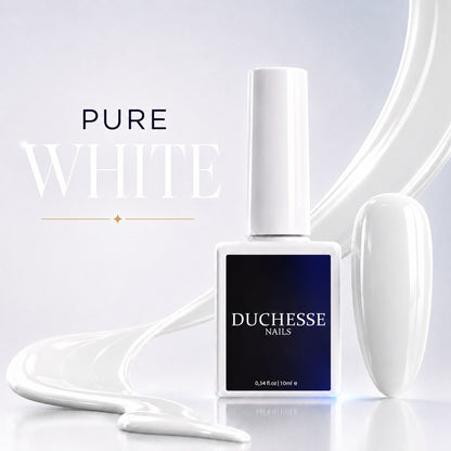 Oja Semipermanenta Unghii, HEMA&TPO FREE, Nuanta Pure White, 10 ml