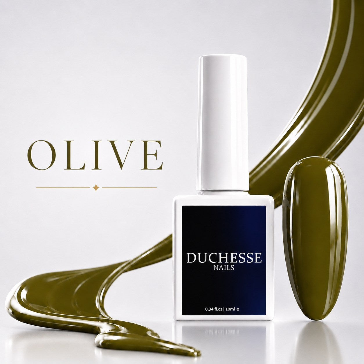 Oja Semipermanenta Unghii, HEMA&TPO FREE, Nuanta Olive, 10 ml