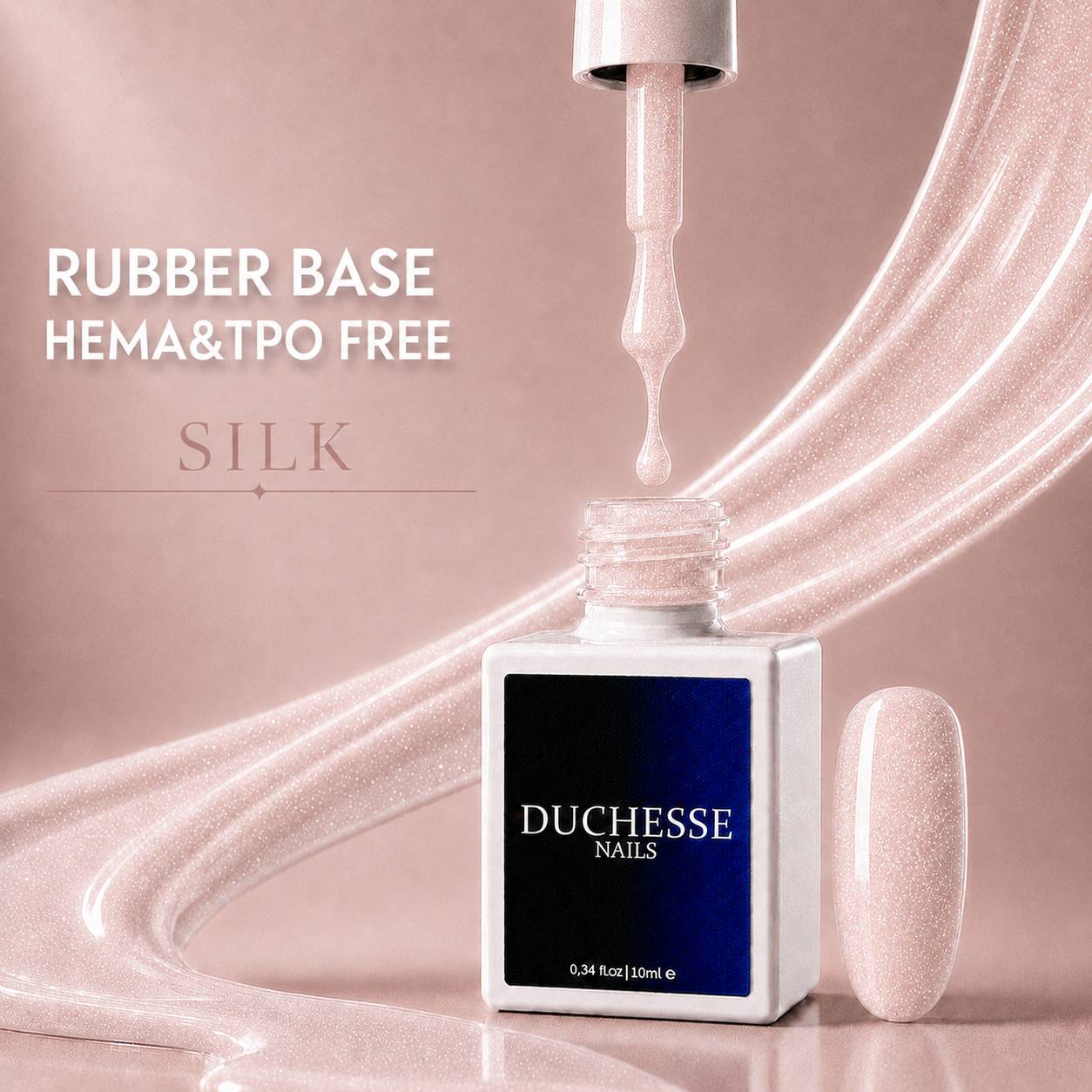 Rubber Base HEMA & TPO FREE, Nuanta SILK, 10 ml