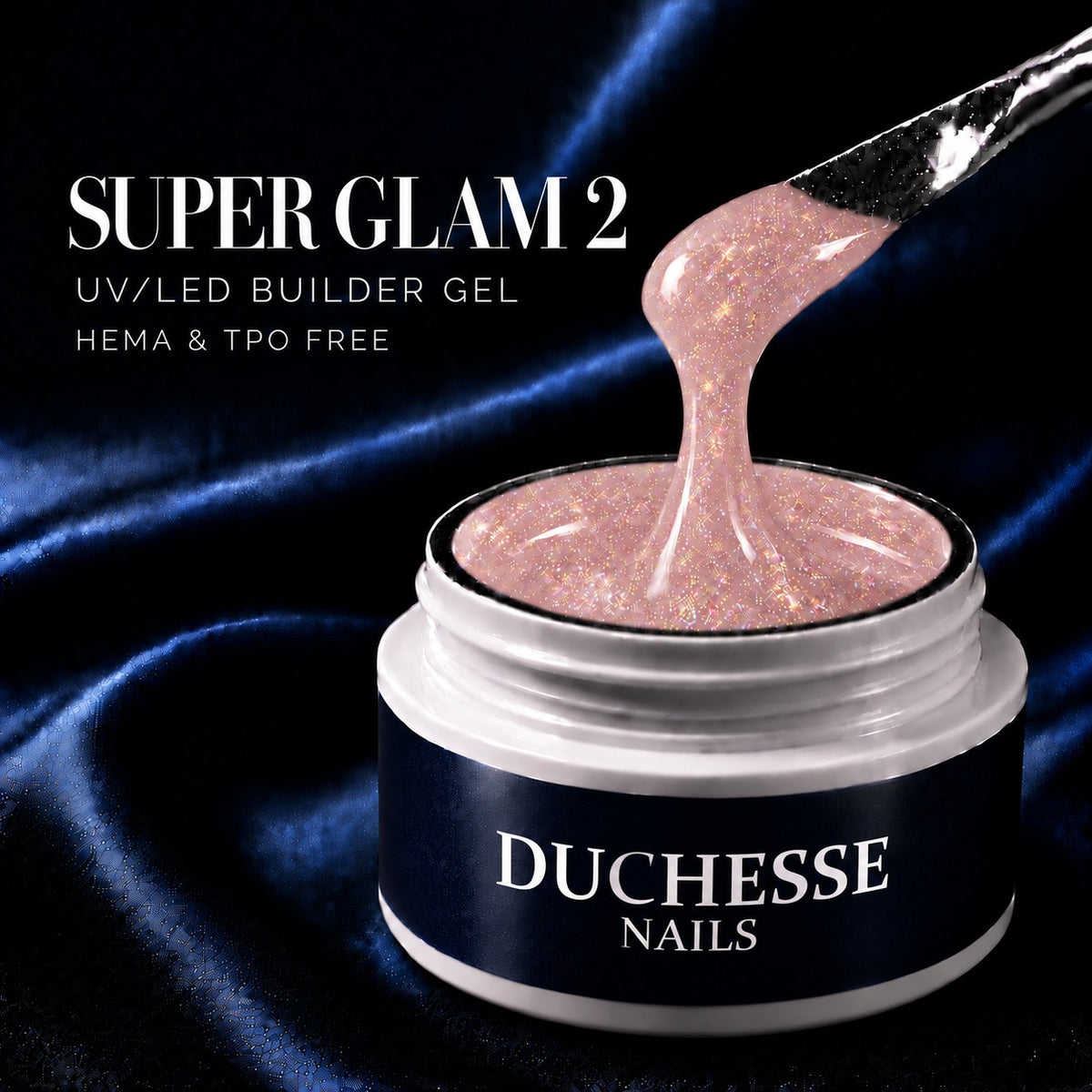 Gel UV/LED Constructie Unghii, Autonivelant, HEMA&TPO FREE, Nuanta Super Glam 2, 15g
