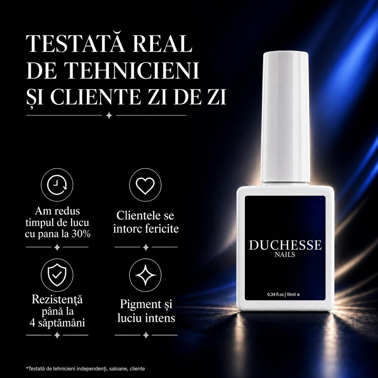 Oja Semipermanenta Unghii, HEMA&TPO FREE, Nuanta Pure White, 10 ml