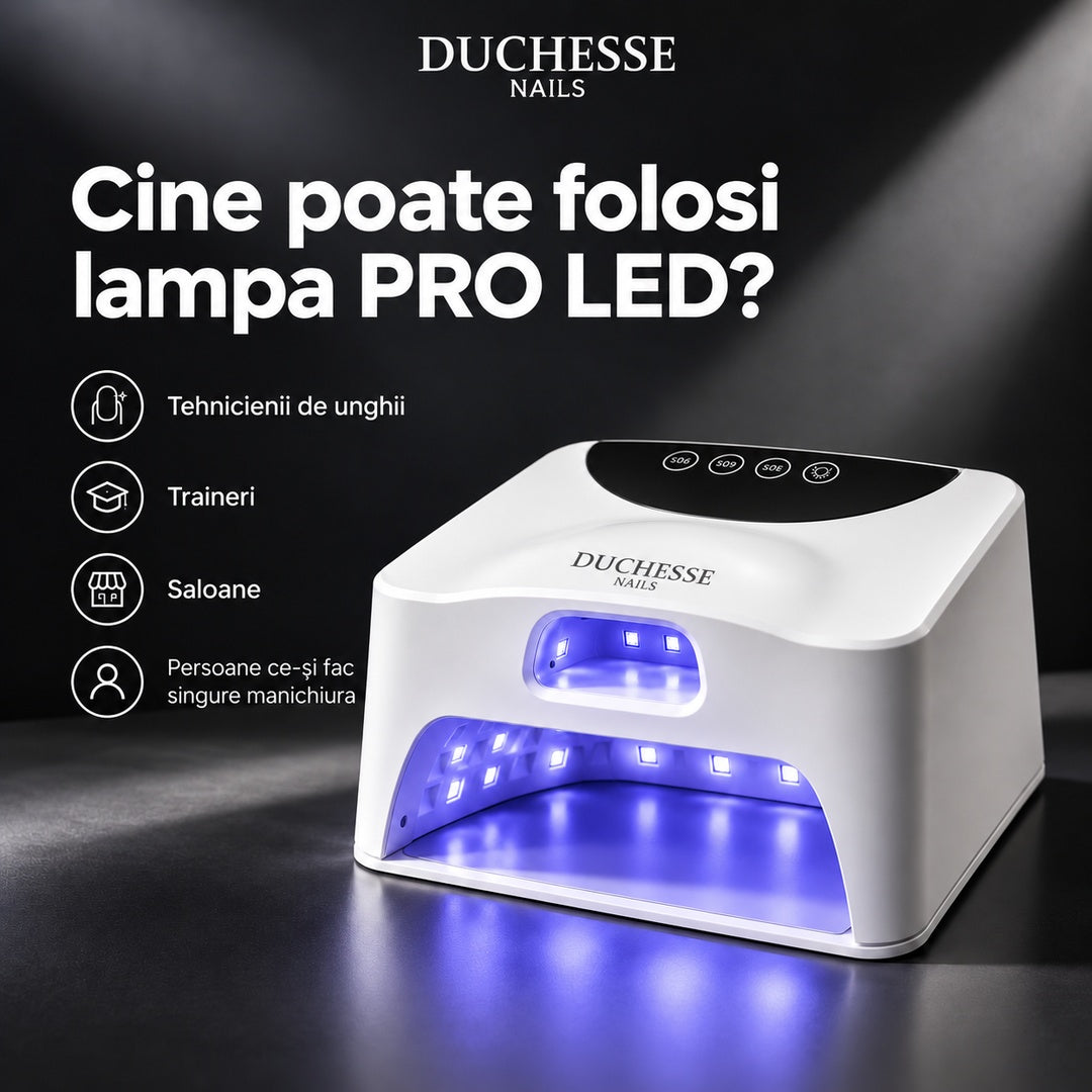 Lampa Unghii Profesionala UV/LED, Putere 48W, Locas Special pentru Degetul Mare, Timer, Uscare Rapidă