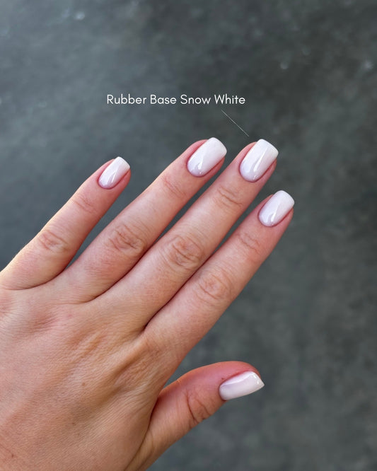 Rubber Base HEMA & TPO FREE, Nuanta Snow White, 10 ml