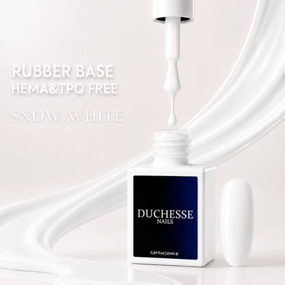 Rubber Base HEMA & TPO FREE, Nuanta Snow White, 10 ml